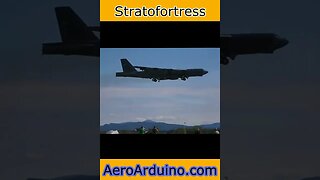Flying Giant Stratofortress Very Low B-52 #Aviation #AeroArduino