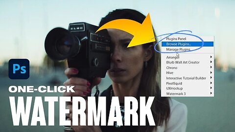 How to Watermark Multiple Photos in Photoshop CC! (Tutorial)