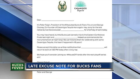 Bucks give fans go-ahead to come to work late after Game 5 victory vs. Celticsj