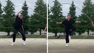 Epic Double Dutch dance routine will blow your mind