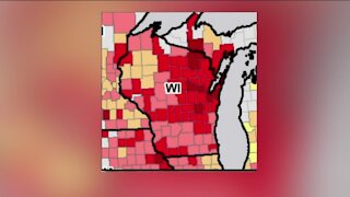 Wisconsin in the 'red zone'