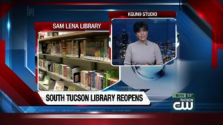 Sam Lena-South Tucson and Flowing Wells Libraries reopen following major renovations