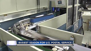 U.S. Postal Service kicks into high gear for the holidays