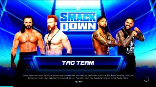 WWE Friday Night Smackdown Drew McIntyre & Sheamus vs The Usos
