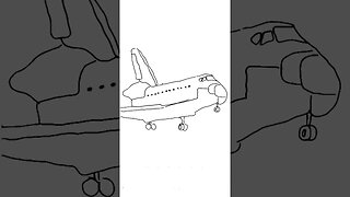 Drawing the Space Shuttle #drawing #art #doodles