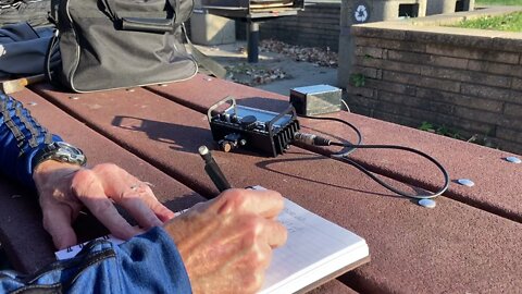 POTA QRP Cootie Activation: James Pate Philip State Park K-1001 10/28/2022 with KX2 and 9:1 Vertical
