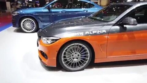 BMW Alpina B4S Edition 99 and XD4 and B7 Biturbo + B5 Biturbo short overview at Geneva [4k 60p]