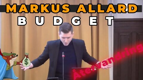 Allard: ÖPs budget: Inga pengar till Islamister! (1/2)