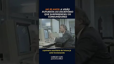 Escritório do Futuro: Como se imaginava o escritório há 30 anos atrás | #shorts #tecnologia #brasil
