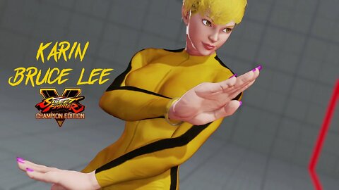 Street Fighter V Karin Bruce Lee Outfit