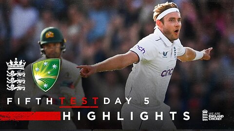 Broad's Fairytale Ending! | Highlights - England v Australia Day 5 | LV= Insurance Test 2023