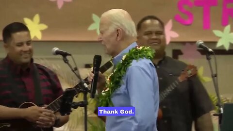 Joe Biden Shamelessly Compares Maui Wildfire Devastation To "Almost" Losing His Corvette And His Cat