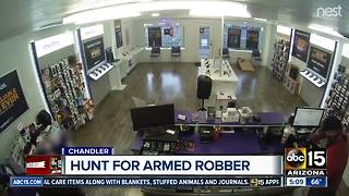 Authorities searching for armed robbery suspect in Chandler