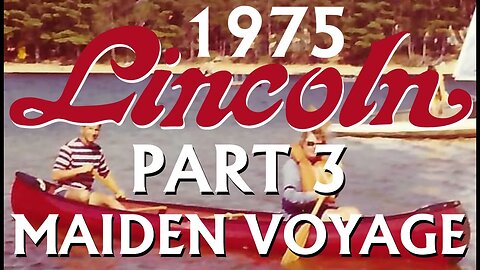 1975 Fiberglass Lincoln Canoe repair - PT 3 Maiden Voyage