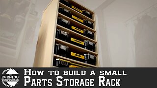 Simple Small Parts Storage System | Small Shop Organization