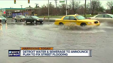 Detroit to unveil new plan to combat street flooding in city