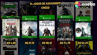 As Melhores Ofertas da Franquia Assasin's Creed do Xbox no Eneba