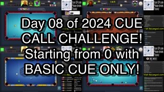 Day 08 of 2024 CUE CALL CHALLENGE! Starting from 0 with BASIC CUE ONLY!
