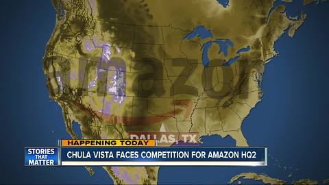Chula Vista faces tough competition in bid for new Amazon Headquarters