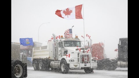 Truckers Keep up Blockade at Alberta Border Crossing as Tensions Rise
