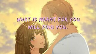 WHAT IS MEANT FOR YOU WILL FIND YOU #love #lovestory #relationship #couple #relationshipgoals