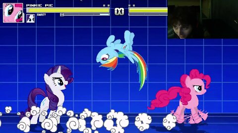 My Little Pony Characters (Twilight Sparkle, Rainbow Dash, And Rarity) VS Barney In An Epic Battle