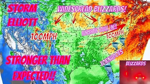 Winter Storm Elliott Is Stronger Than Expected!! - The WeatherMan Plus