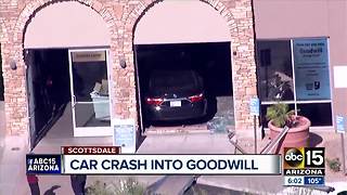 Car crashes into Scottsdale Goodwill store