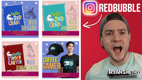 Instagram + Redbubble = 🔥🔥🔥 (Marketing Redbubble Shops on IG)