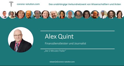 Trailer Alex Quint in Corona-Solution zum Thema Finanzen