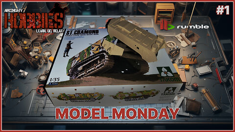 Model Mondays - Continuing with the WWI French St. Chamond Tank by Takom