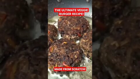 THE ULTIMATE VEGGIE BURGER RECIPE MADE FROM SCRATCH! @LILYVEGAN