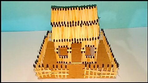 How to Make A Beautiful Matchstick House