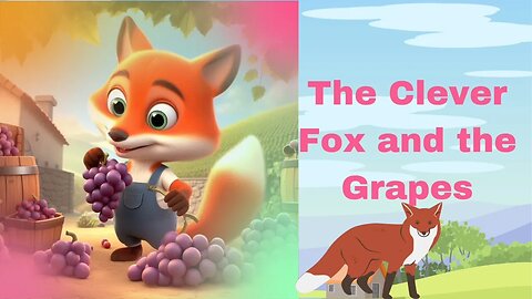 The Clever Fox and the Grapes | Moral Stories | Learn English | English story