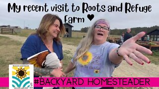My visit to Roots & Refuge Farm💜