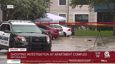 Police investigate shooting at West Palm Beach apartment complex