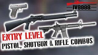 Entry Level Pistol, Rifle, and Shotgun Combos