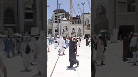 Rush after Jumma Prayer: Masjid ul Haram, newly constructed area