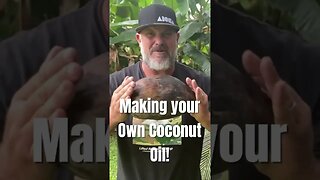 Homegrown Coconut Milk #tropicalgarden #madebyhand