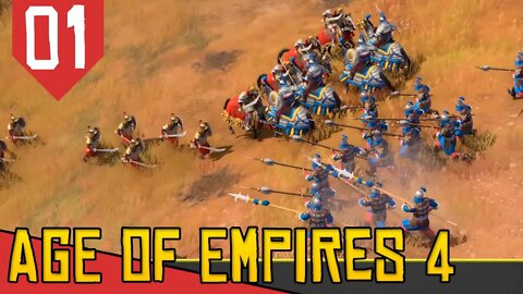 IMPÉRIO da MONGOLIA! Diferença de DIFICULDADES da CAMPANHA - Age of Empires 4 #01 [Gameplay PT-BR]