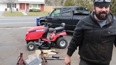 Snapper Lt200 Lawn Tractor Part 6: Retrofitting Anti Scalp Wheels Off Husqvarna & New Idler Pulleys