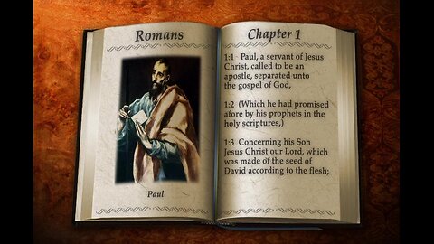 The Holy Bible * KJV * 45 Romans * Read By Alexander Scourby