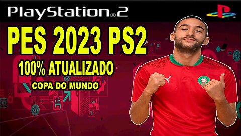 PES 2023 PS2 COPA DO MUNDO 100% ATUALIZADO NARRAÇÃO GUSTAVO VILLANI EDITOR ALIGAMEZ