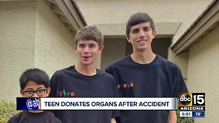 Valley teenager in tragic accident leaves the gift of life before death