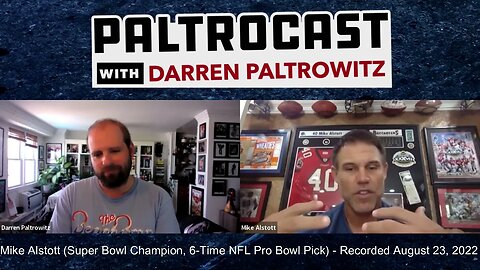 NFL great Mike Alstott interview with Darren Paltrowitz
