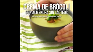 Dairy Free Broccoli Almond Soup