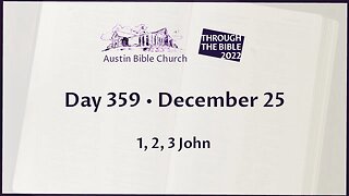 Through the Bible 2022 (Day 359)