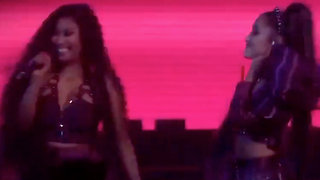 Nicki Minaj Fans Think Her Mic Did NOT Work On Purpose During Ariana Grande Coachella Appearance!