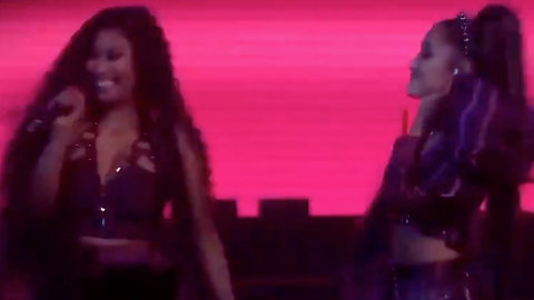 Nicki Minaj Fans Think Her Mic Did NOT Work On Purpose During Ariana Grande Coachella Appearance!