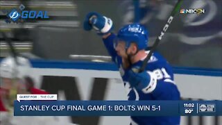 Tampa Bay defeats Montreal 5-1 in Game 1 of Stanley Cup Final